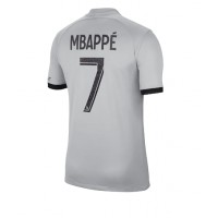 Paris Saint-Germain Kylian Mbappe #7 Fotballklær Bortedrakt 2022-23 Kortermet